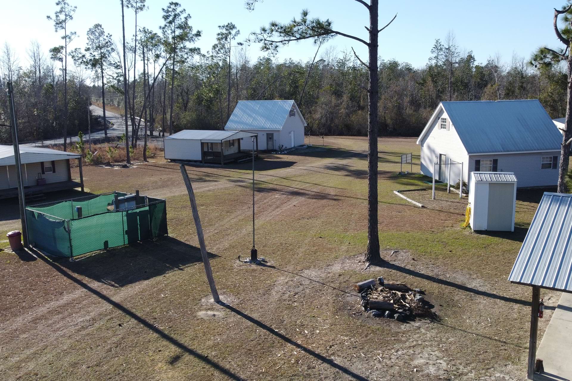 view of the facility, buildings, barracks, cottages