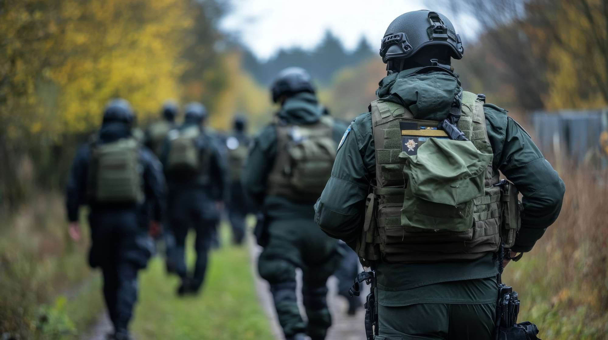 special forces with bulletproof vests